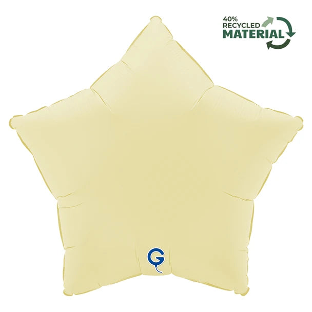 18"S Star Matte French Butter