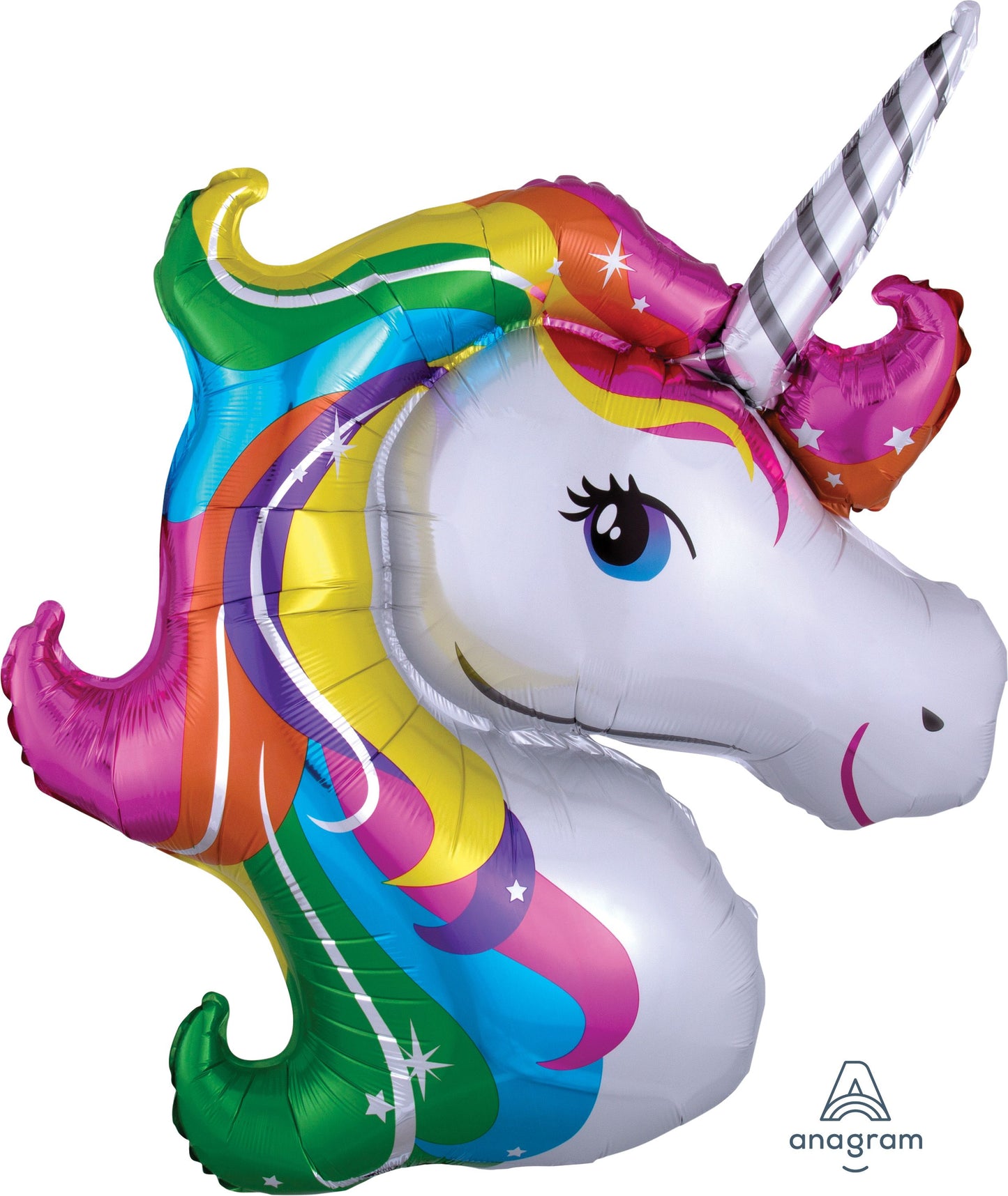 SuperShape Rainbow Unicorn Balloon 33 inches