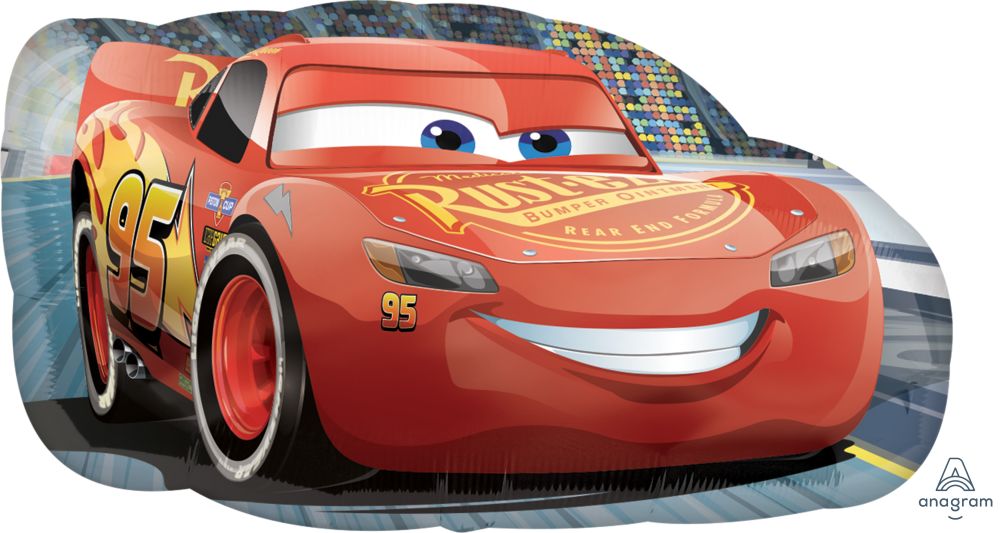 Super Shape Cars Lightning McQueen Balloon 30"
