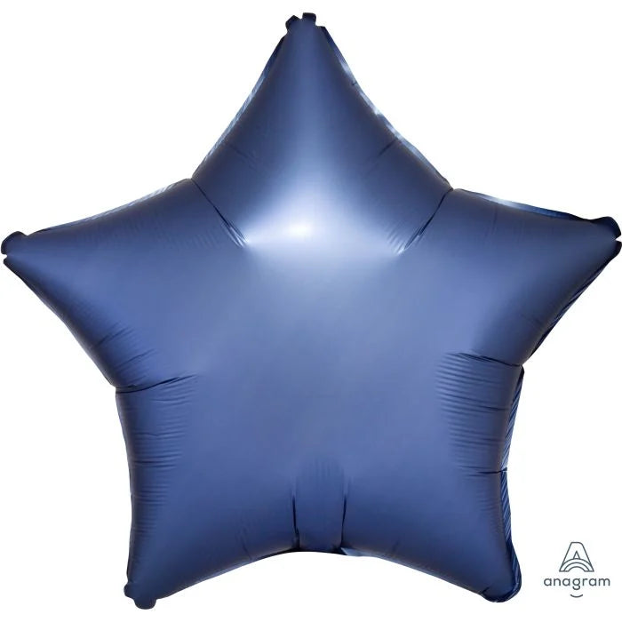 18" Satin Luxe Azure Star Balloon