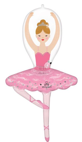 LRG SHP BALLERINA GIRL 43"