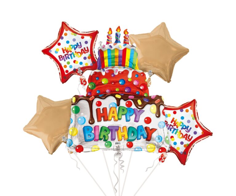 HAPPY BIRTHDAY 3 TIER CAKE – 5PCS