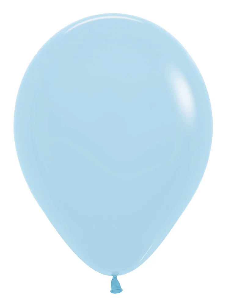 Pastel Matte Blue 11 inch Latex