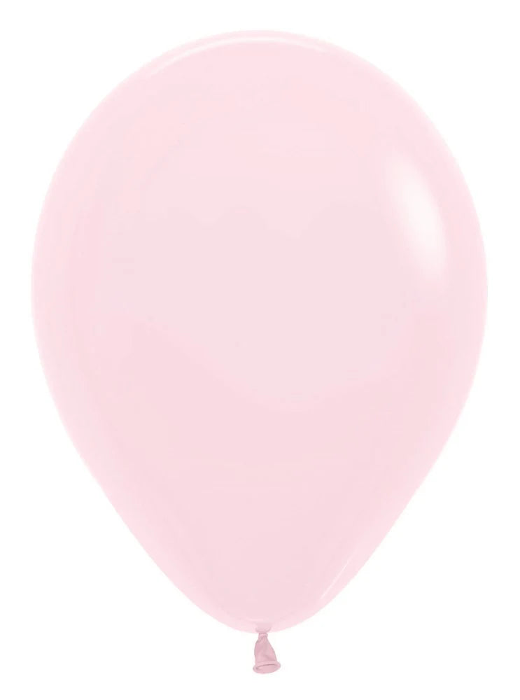 Pastel Matte Pink 11 inch Latex