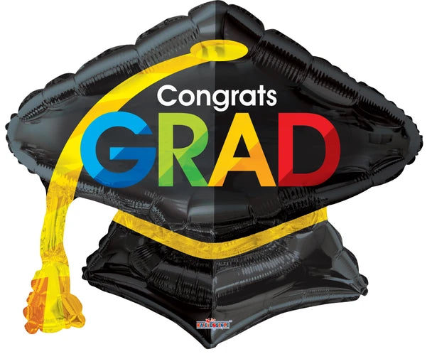 28"C Grad Cap Shape