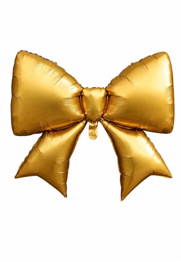 Bow Balloon Gold 38"