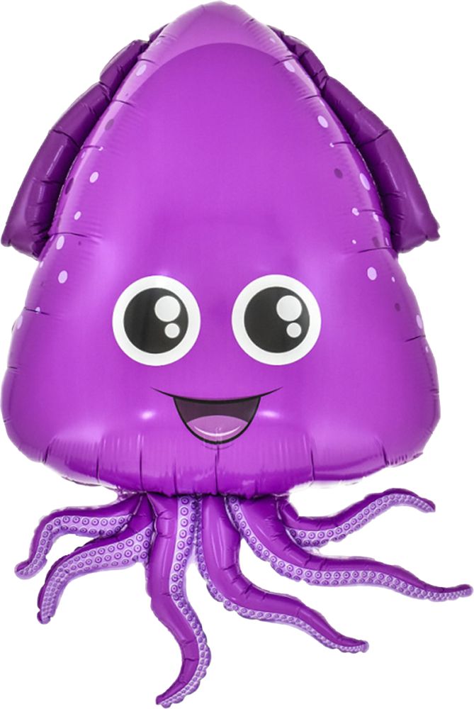 25" Violet Squid Balloon