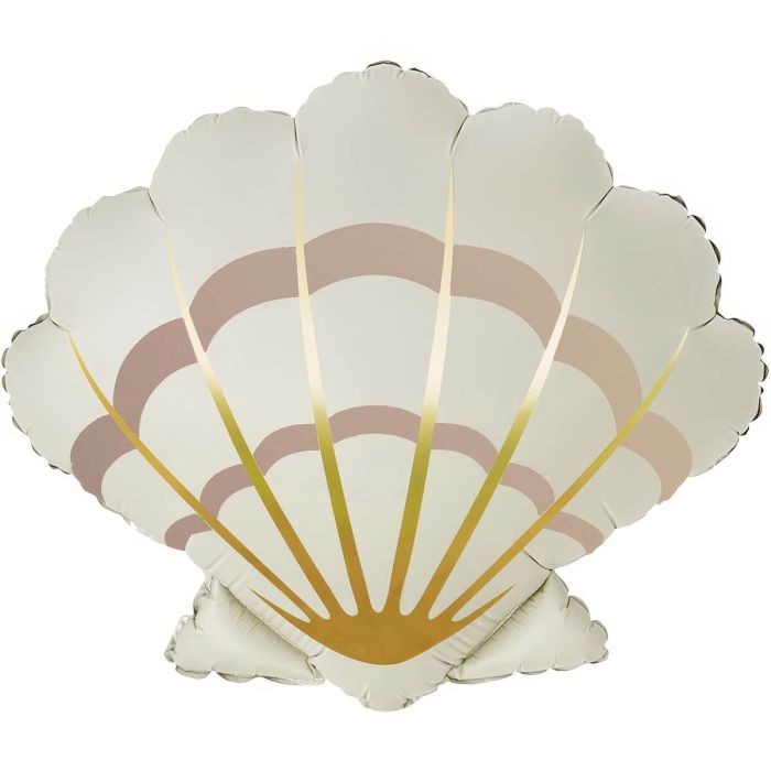 24" Matte White Clamshell Balloon