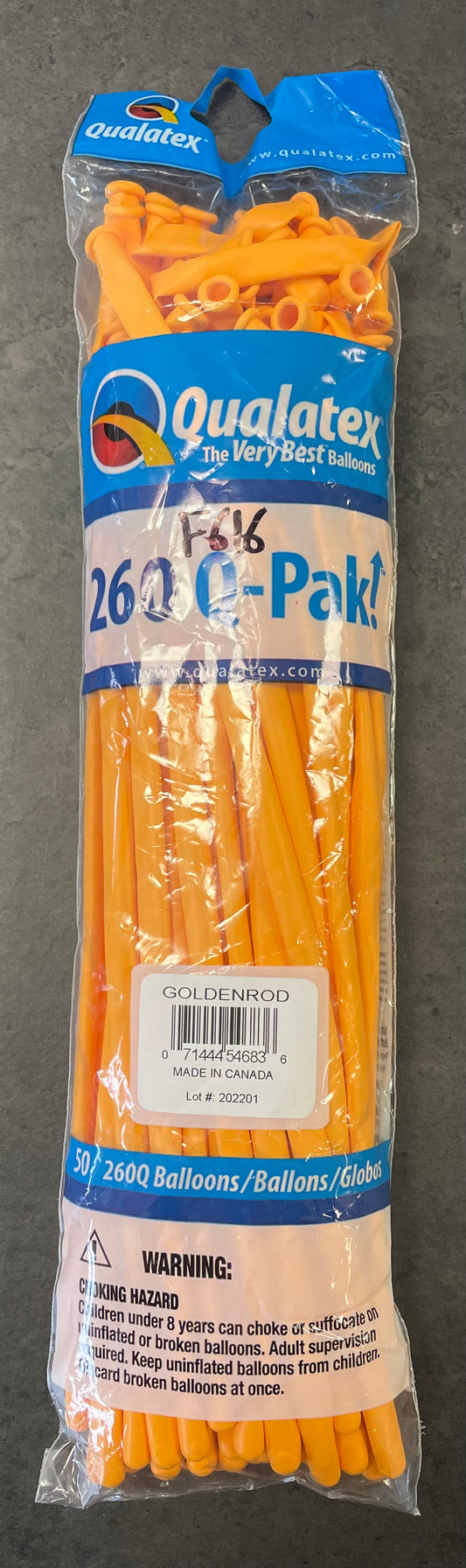 Qualatex 260 golden rod