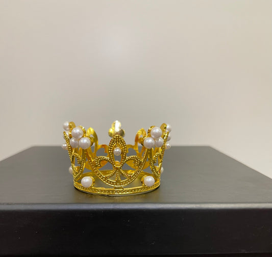 mini pearl round crown