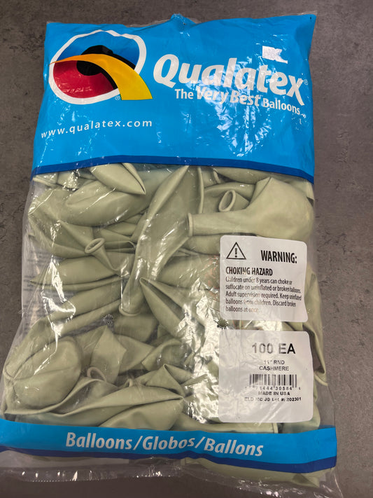 Qualatex round cashmere 11"