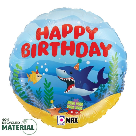 18"S Happy Birthday Ocean