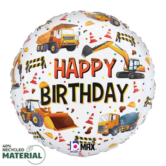18"S Happy Birthday Construction