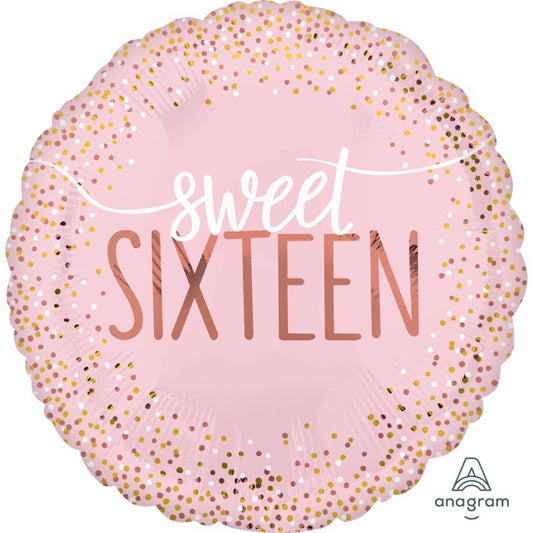 18" Sixteen Blush Balloon