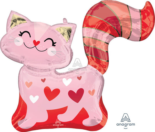 31"A Pink Kitty Hearts