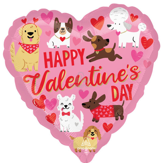18"A Happy Valentine's Day Doggone Cute