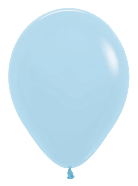 Pastel Matte Blue  11 inch Latex