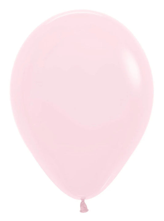Pastel Matte Pink  11 inch Latex