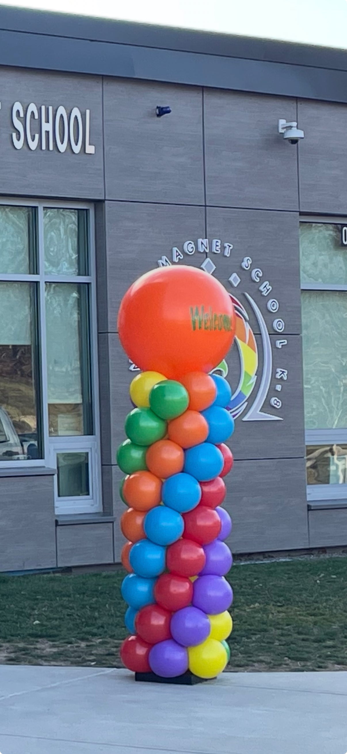 Personalized Balloon Tower 7 feet