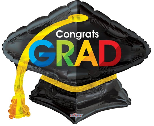 28"C Grad Cap Shape