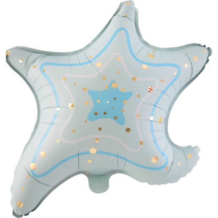 19" Blue Starfish Balloon