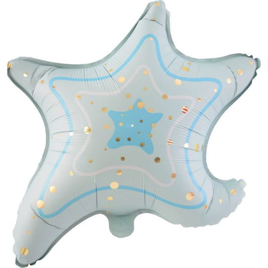 19" Blue Starfish Balloon