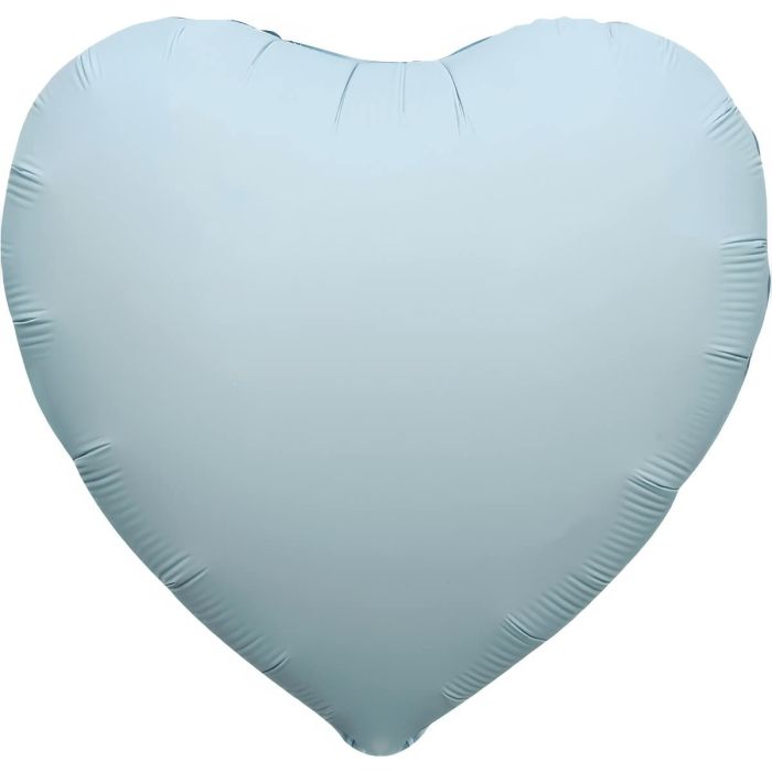 18" Matte Blue Heart Balloon