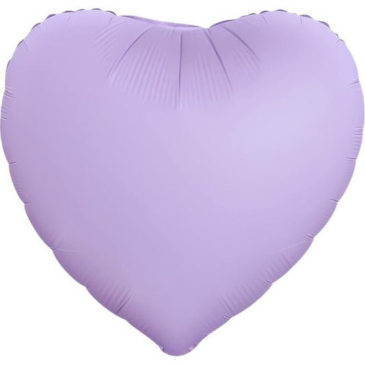 18" Matte Lilac Heart Balloon
