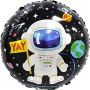 18" Happy Birthday Space Astronaut Balloon