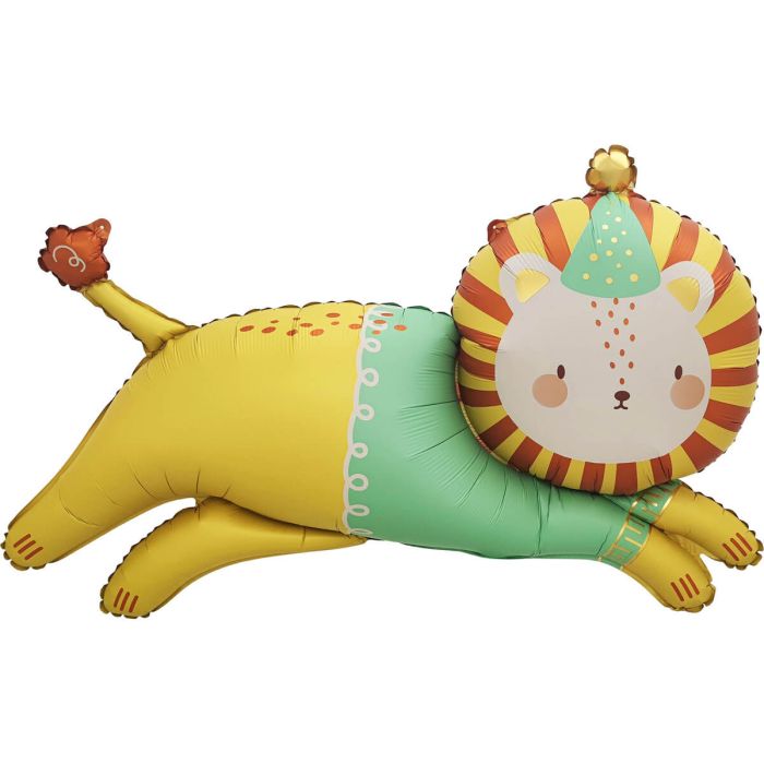 44" Birthday Circus Lion Balloon