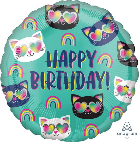 Kitty Rainbow Balloon