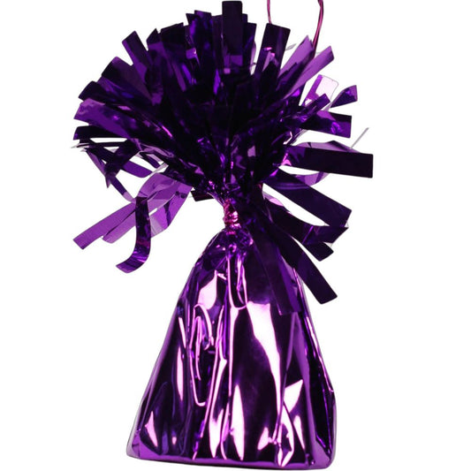 Purple Foil Balloon Weight