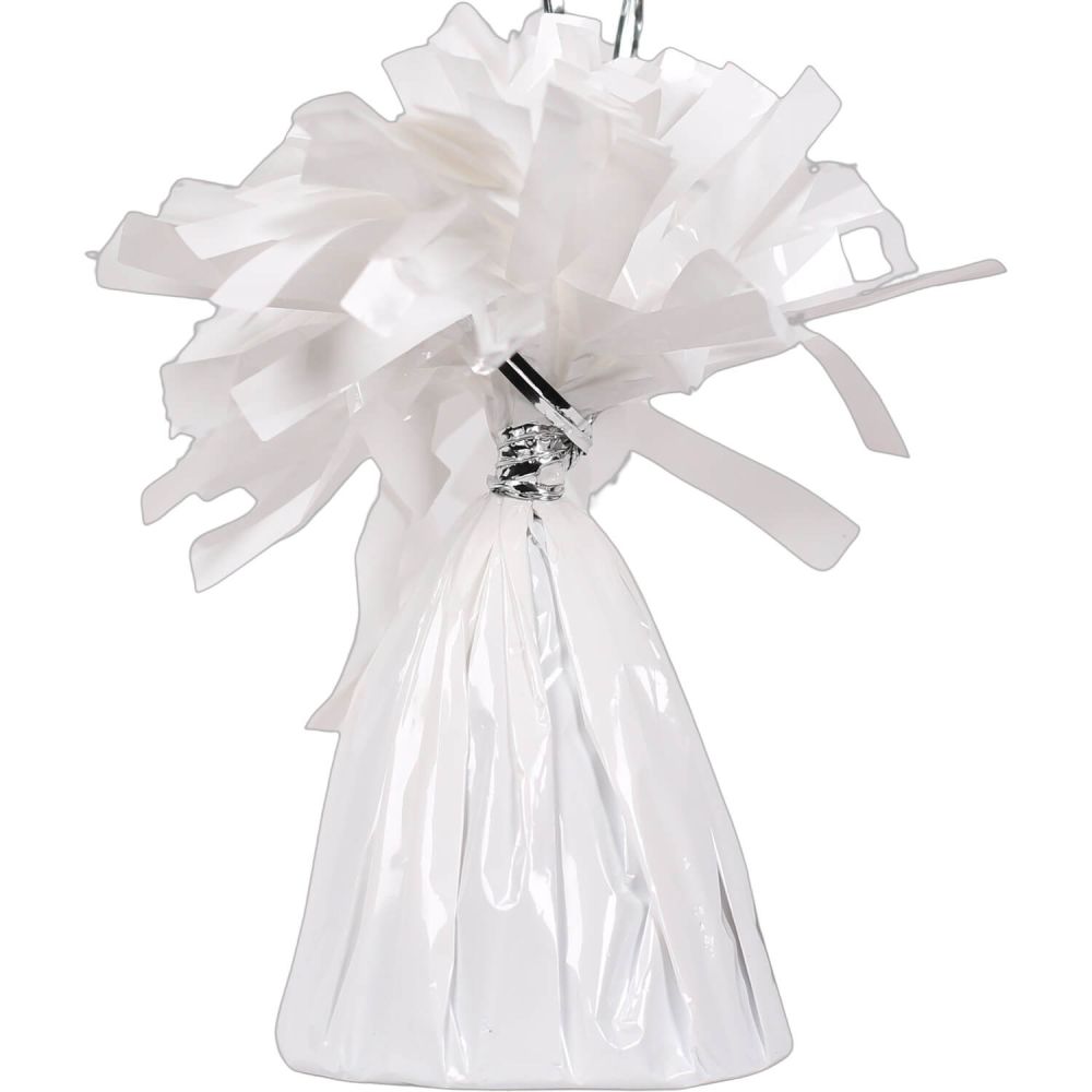 White Foil Balloon Weight