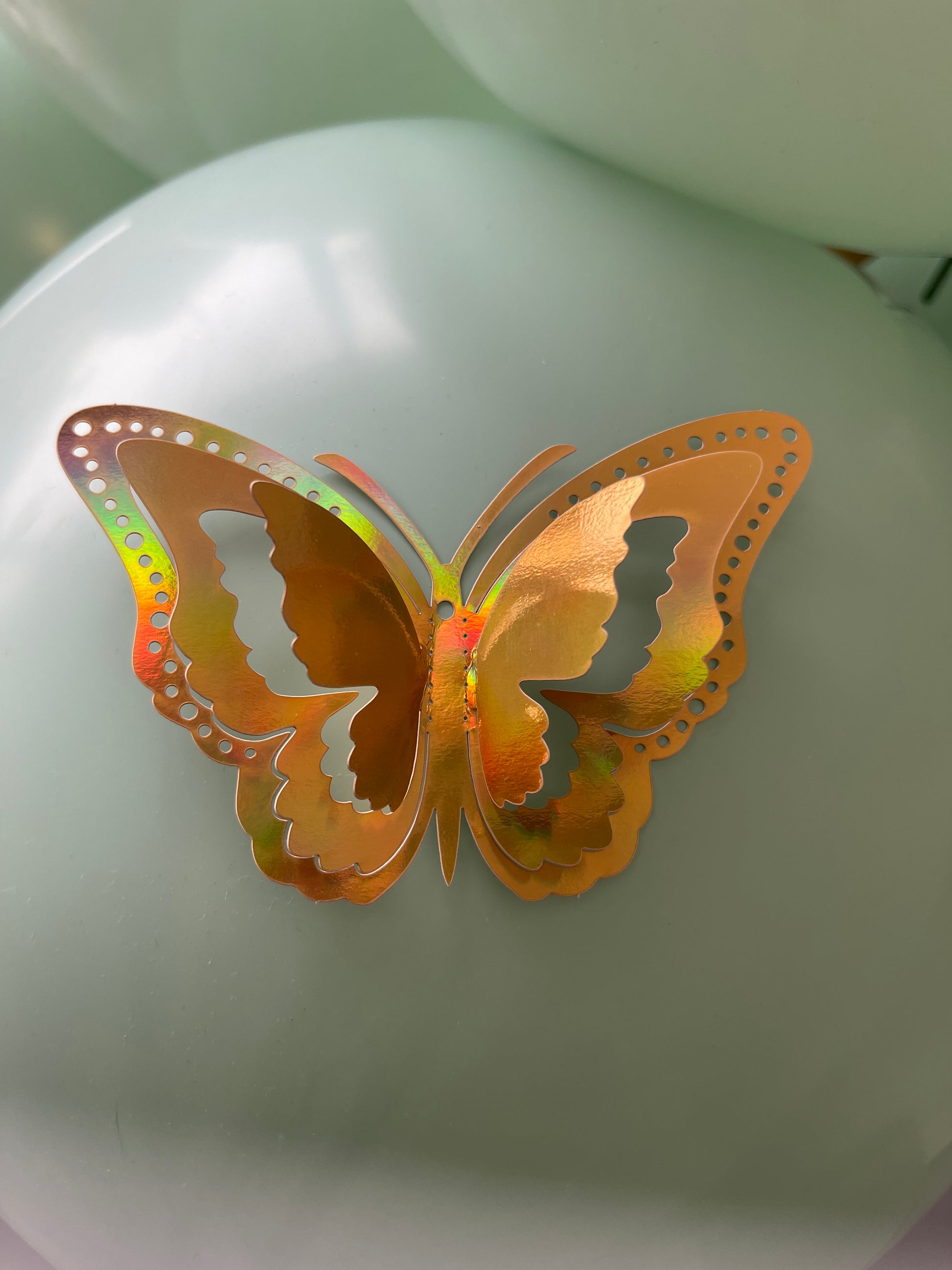 10pcs 3D Mode Double Wing Artificial Butterflies On Sticks Party Weddi – Yo  La La